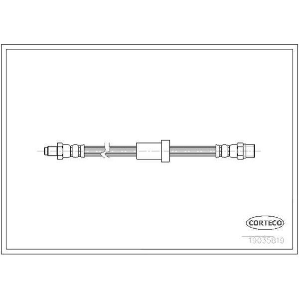 Corteco Brake Hose, 19035819 19035819